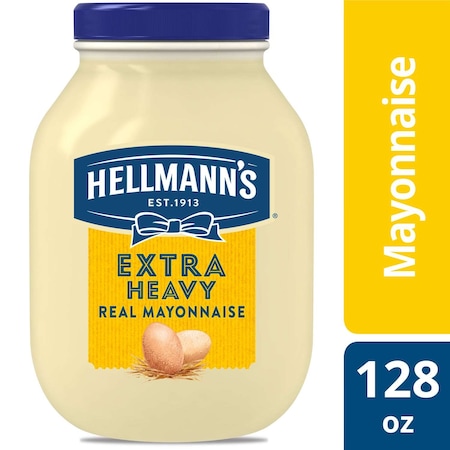 Hellmanns Hellmann's Extra Heavy Plastic Mayonnaise 1 gal., PK4 4800126540